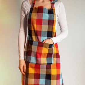 Kuchynská zástera MORPHIE s farebnými kockami 871585