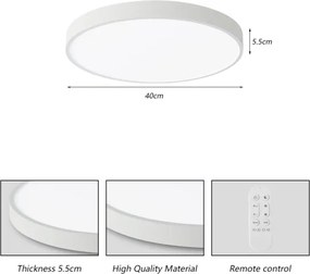 Immax NEO 07251L -LED Stmievateľné svietidlo SEMPLICI 36W/230V Wi-Fi Tuya bílá+ DO