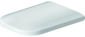DURAVIT Happy D.2 predĺžené WC sedátko so sklápacou automatikou - Softclose, odnímateľné, tvrdé z Duroplastu, biela, 0064690099