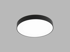 LED2 Prisadené stropné LED osvetlenie RINGO, 42W, teplá biela, okrúhle, čierne