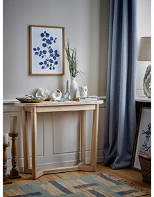 Konzolový stolík z kaučukového dreva v prírodnej farbe 35x100 cm Serrone – Bloomingville