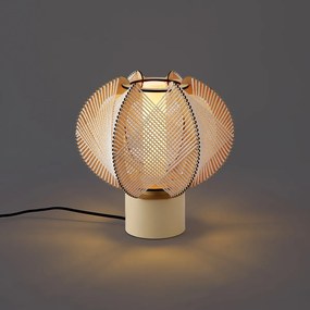 Japandi stolná lampa béžová 32 cm - Gertie