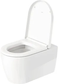 Závesné WC set DURAVIT ME by Starck otvorený splachovací kruh biela vr. WC dosky D 45290900A1
