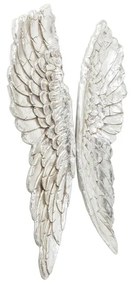 Angel Wings nástenná dekorácia strieborná 61x106cm