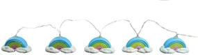 LED svetelná reťaz RAINBOW 165cm, 10 žiaroviek