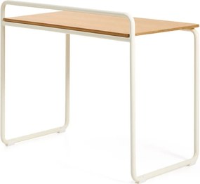 Detský písací stôl s doskou v dekore jaseňového dreva 45x82 cm Tinn – Kave Home