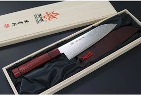 nůž Santoku 180 mm Kanetsune Damascus "Minamo-Kaze" series