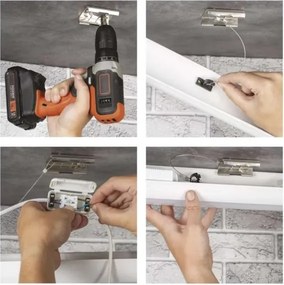 LED podlinkové svietidlo LED/40W/230V 4000K 120 cm