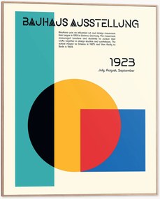 Nástenná dekorácia v ráme Bauhaus