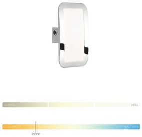 Wofi 4526.01.01.6000 - LED Stmievateľné nástenné svietidlo SAGA LED/8W/230V