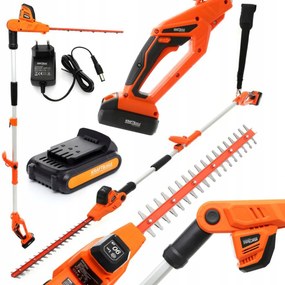 Aku teleskopické nožnice na živý plot 18V 43cm | KD5263