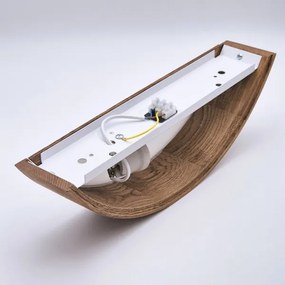 Brilagi - LED Nástenné svietidlo CARVALHO 1xE27/60W/230V dub čerešňa