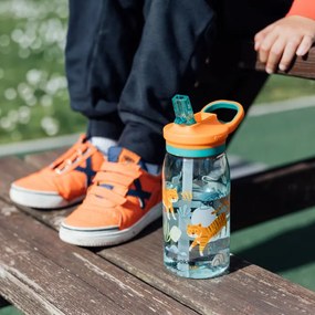 Plastová fľaša s náustkom Glow Kids Tigers 580 ml