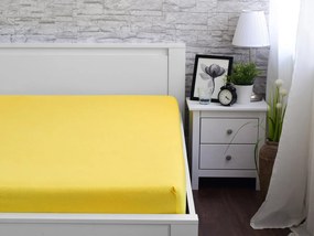 XPOSE® Jersey plachta Exclusive - žltá 180x200 cm