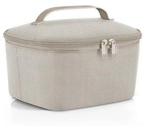 Reisenthel Termotaška Coolerbag S pocket herringbone sand