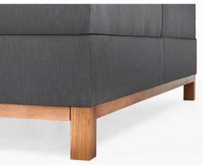 Tmavosivá boxspring posteľ s úložným priestorom 180x200 cm Catania - Meise Möbel