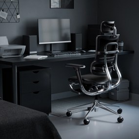 Kancelárska ergonomická stolička Diablo V-Master, čierna