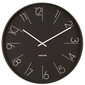 Nástenné hodiny KA5607BK, Karlsson, Elegant Numbers, 40cm