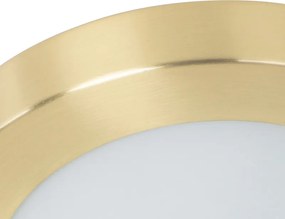 Moderné stropné svietidlo zlaté 18 cm IP44 - Yuma