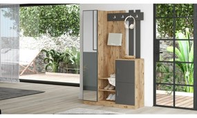 Predsieňová zostava Dano Atlantic Pine and Anthracite