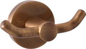 Slezák - RAV Vešiačik dvojitý COLORADO - COA0102SM, Stará mosadz (Bronz)