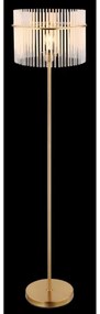 Globo 15698SM - Stojacia lampa GORLEY 1xE27/60W/230V zlatá