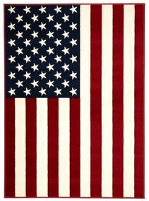 Alfa Carpets Kusový koberec American flag zrkadlovo - 120x170 cm