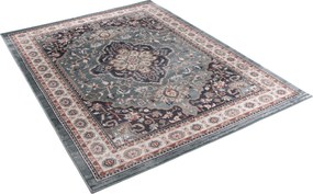 TA Koberec K468A BLUE COLORADO BIL Čierny Obdĺžnikový Rozmer: 60x100 cm
