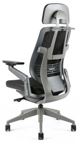 Kancelárska ergonomická stolička Office Pro KARME MESH — viac farieb Zelená melírovaná