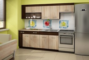 Kuchyňa Verda dub sonoma 240 cm . Vlastná spoľahlivá doprava až k Vám domov. 746496