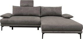 XXXLutz ROHOVÁ SEDAČKA, textil, sivohnedá MID.YOU - Sedačky - 001574003011