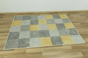 Koberec Luna 503568/89935 Patchwork žltý