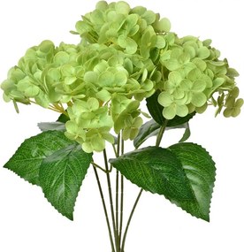 Zelená umelá kvetina hortenzie Hydrangea - 23*23*45 cm