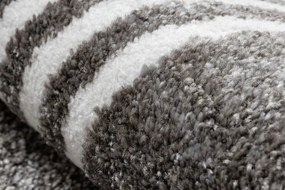 Koberec MATEO 8034/644 ramka - štrukturálny sivý