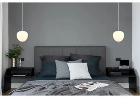 Globo 15548H1W - Luster na lanku MAXY 1xE27/60W/230V pr. 29 cm biela