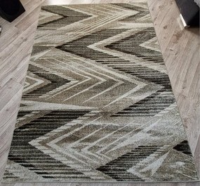 HU Béžovo-hnedý abstraktný koberec Rio 519-Beige-Cream Rozmer: 60x100 cm