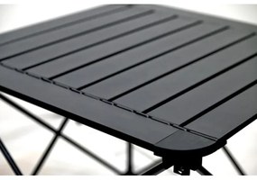 Skladací kempingový stôl 52x52cm antracit