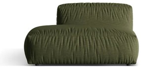 Zelený modul pohovky (ľavý roh) Martina – Micadoni Home