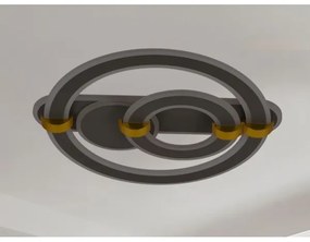 LED stmievateľné stropné svietidlo LED/120W/230V 3000-6500K + diaľkové ovládanie