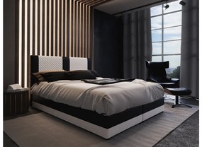 Čalúnená posteľ PIERROT + topper, 160x200, D511/D8