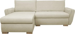 Rohová sedačka Helvetius, béžová látka