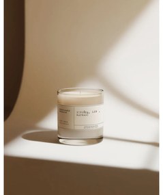 Vonná sójová sviečka doba horenia 40 h #68 Peony, Linen, Fern – Perfumed Prague