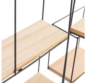 Sada 5 závesných poličiek LOFT Industrial