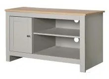 TV stolík v dekore duba v sivo-prírodnej farbe 95x58 cm Emerald – Støraa