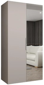 Skriňa Marbella II 100 kašmír/strieborný