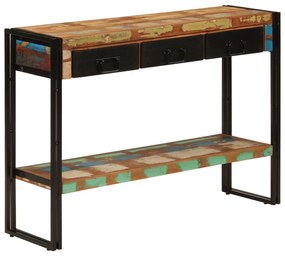 Konzolový stolík 110x30x76 cm masívne recyklované drevo 348158