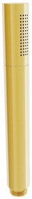 Ručná mosadzná sprchová hlavica MEXEN R-70 - 1 funkcia - 182x25 mm - zlatá, 79570-50