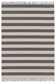 Koberec Big Stripe in/out: Sivo-béžová 80x260 cm