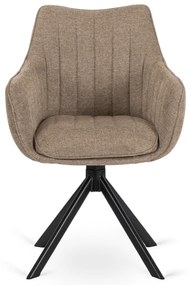 PROXIMA.store - Čalúnená otočná stolička MUMBAI FARBA: hnedá