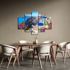 Obraz - Santorini, Grécko (150x105 cm)